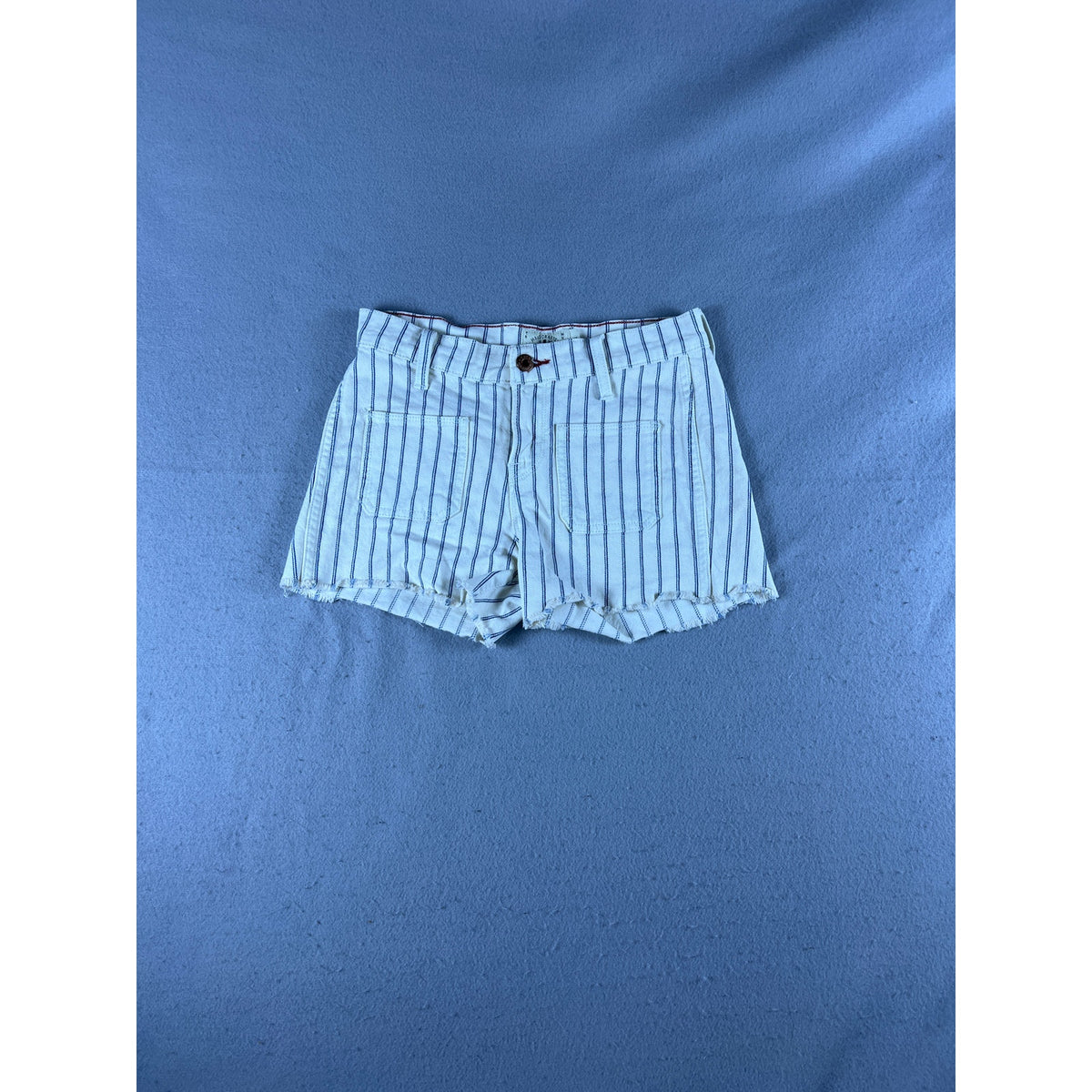 Y2K Lucky Brand Denim Striped Shorts - 0/26