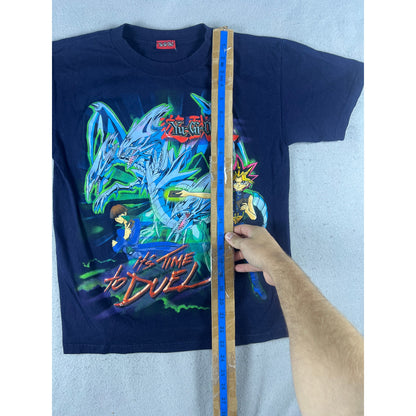 Vintage Yu-Gi-Oh It's Time To Duel T-Shirt Youth - L
