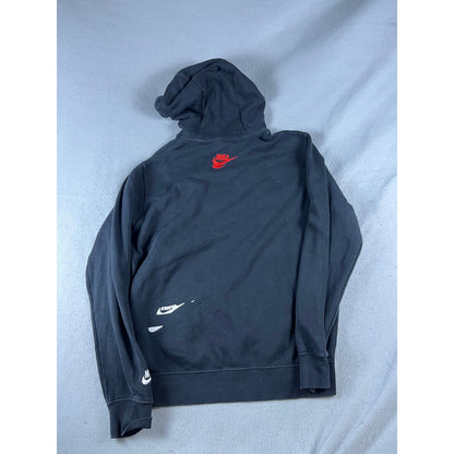 Nike Multi Logo Hoodie Sweatshirt - L