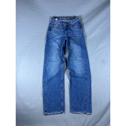 American Eagle Wide Leg Denim Jeans Womens - 0