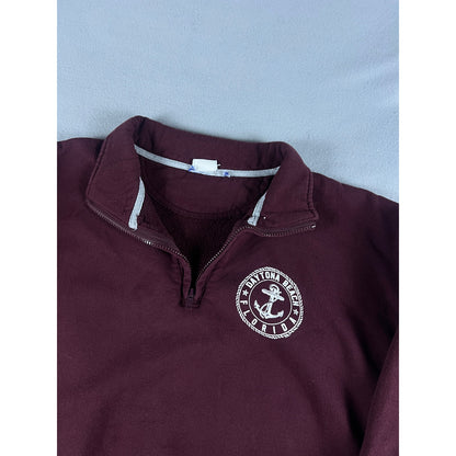 Vintage Daytona Beach Florida 1/4 Zip Sweatshirt - XL
