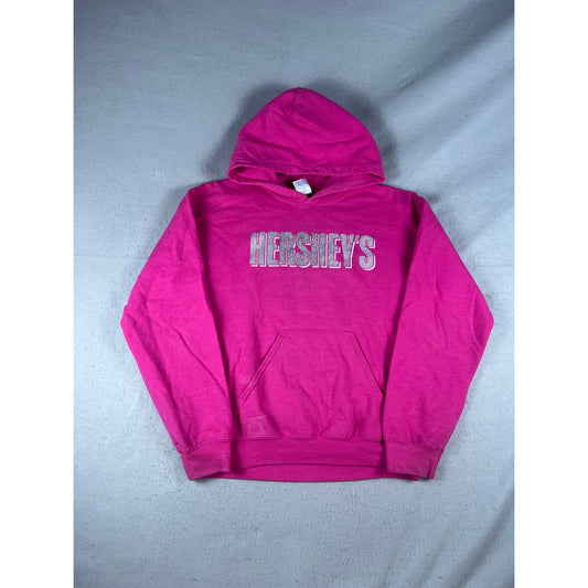 Hershey's Spellout Glitter Hoodie Womens - S