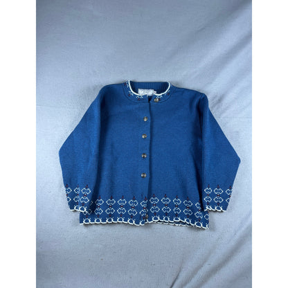 Vintage Jersild Fair Isle Cardigan - L