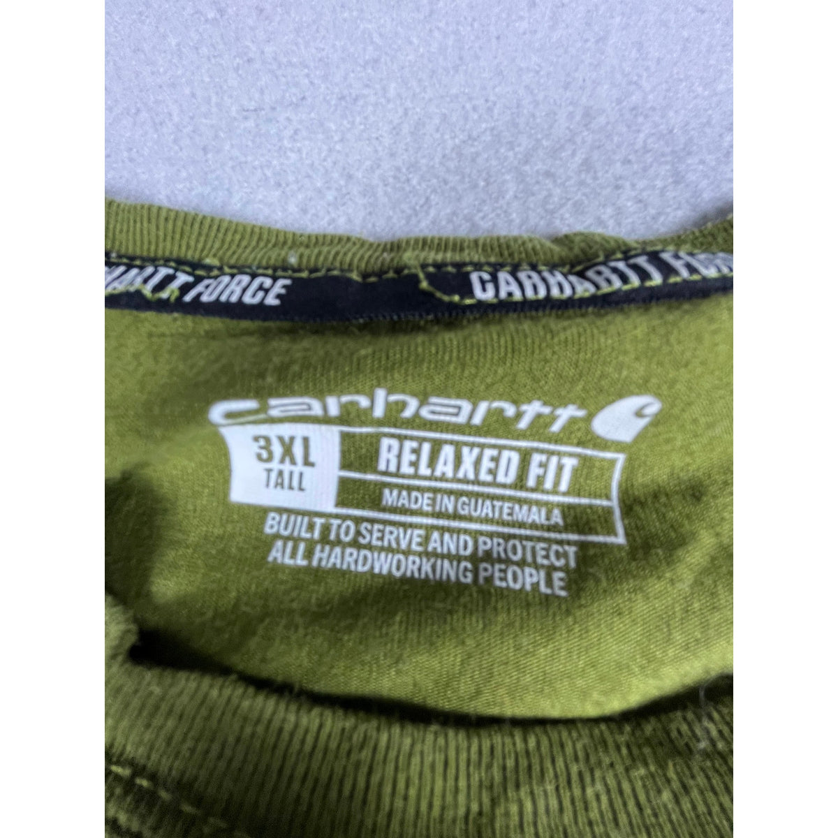 Carhartt Force Relaxed Fit Pocket T-Shirt - 3XLT
