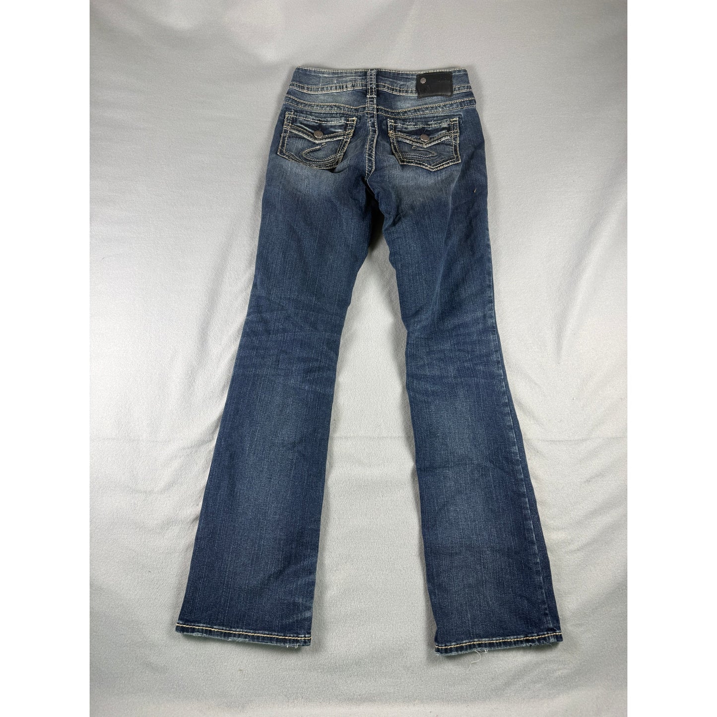 Silver Suki Mid Slim Bootcut Jeans Womens - 28x33