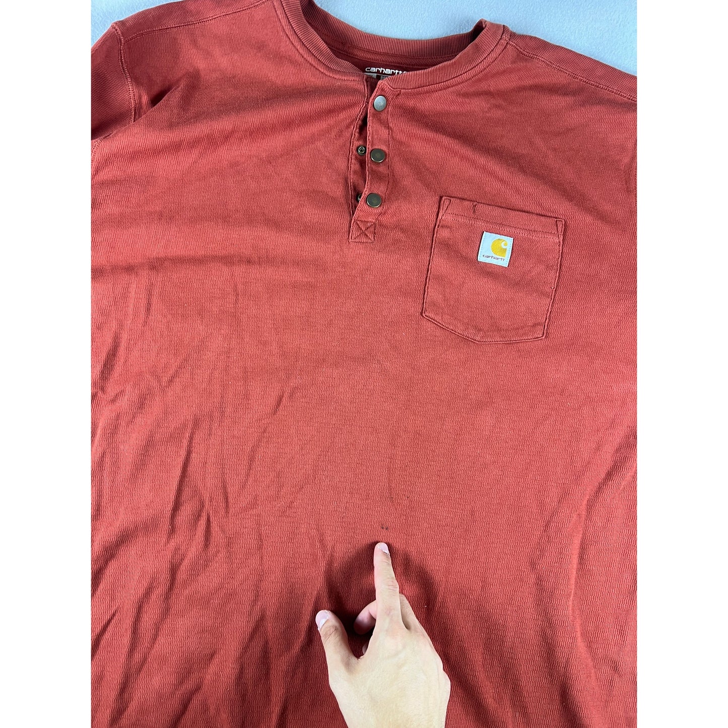Carhartt Relaxed Fit Henley Shirt - 3XLT