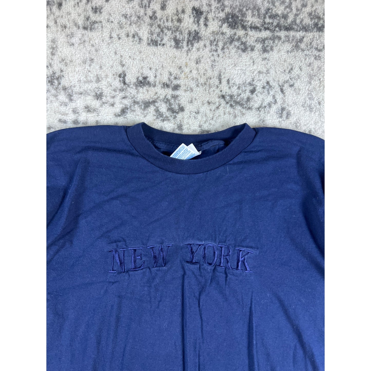 VTG New York Spellout Script Shirt - XL