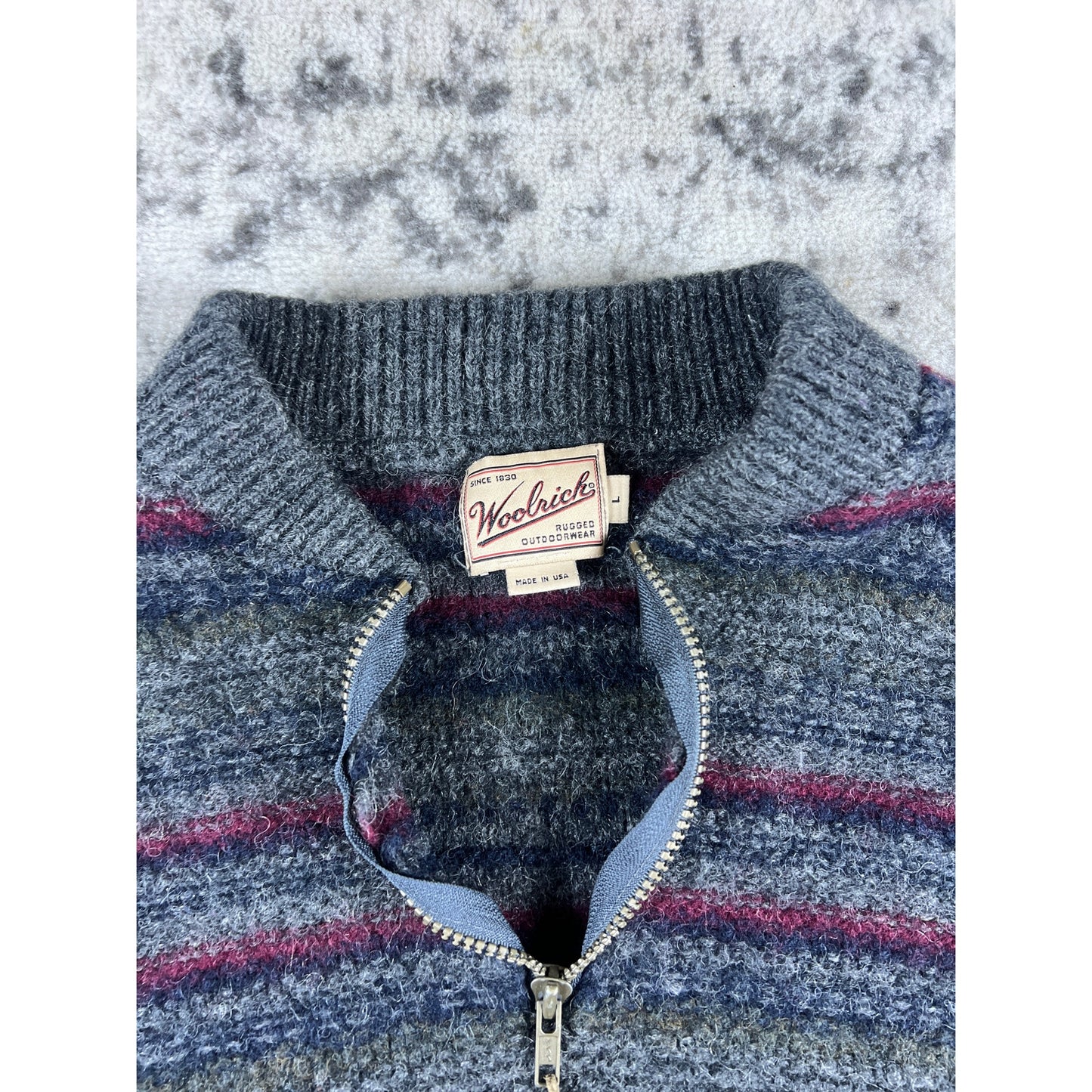 Vintage Woolrich 1/4 Zip - L