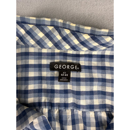 George Gingham Plaid Shirt - L