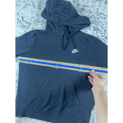 Black Nike Spellout Hoodie Mens - M