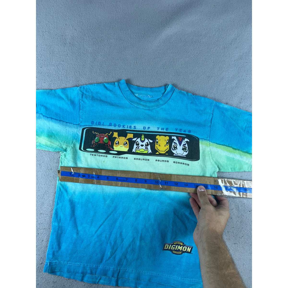 Vintage Digimon Digi Rookies Of The Year Tee Toddler - 5T
