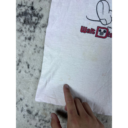 Vintage 80s Mickey Mouse Baseball Cut T Shirt - 10/12Y