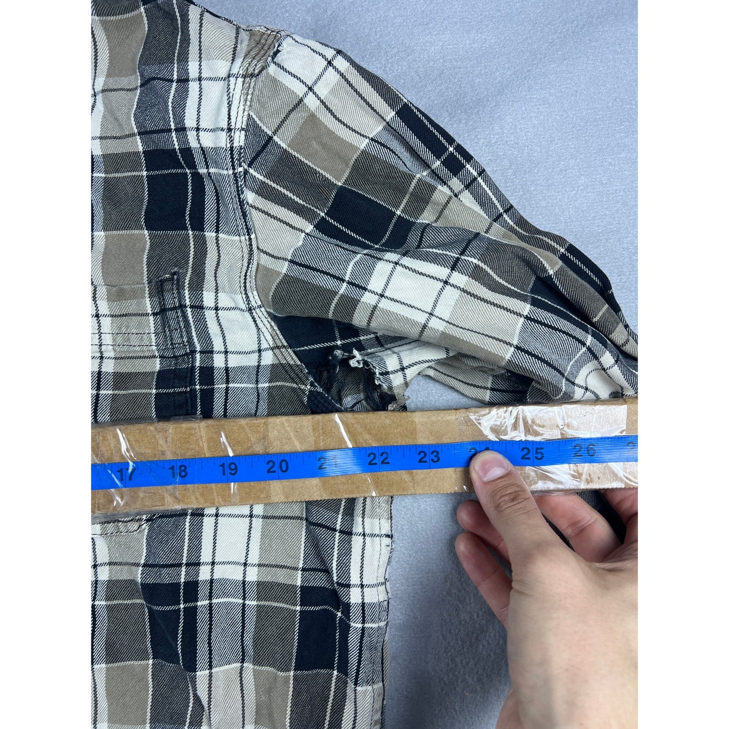 Carhartt Flannel Distressed Shirt - XL