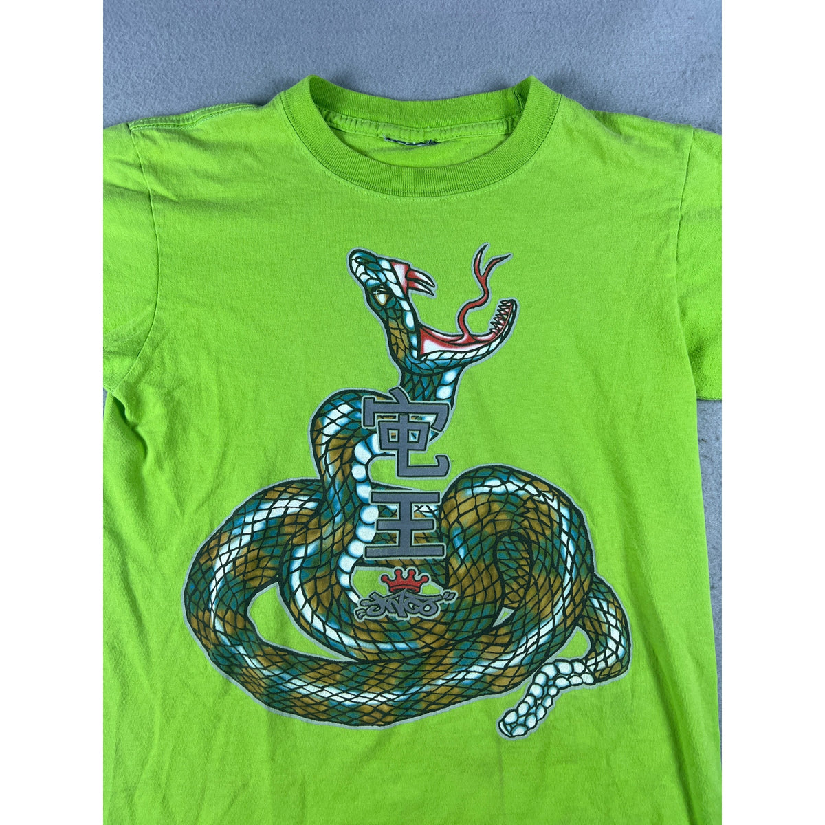 Vintage JNCO Snake Kanji Skate T-Shirt Youth - L