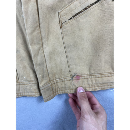 Vintage Berco Duck Canvas Work Jacket - L Tan