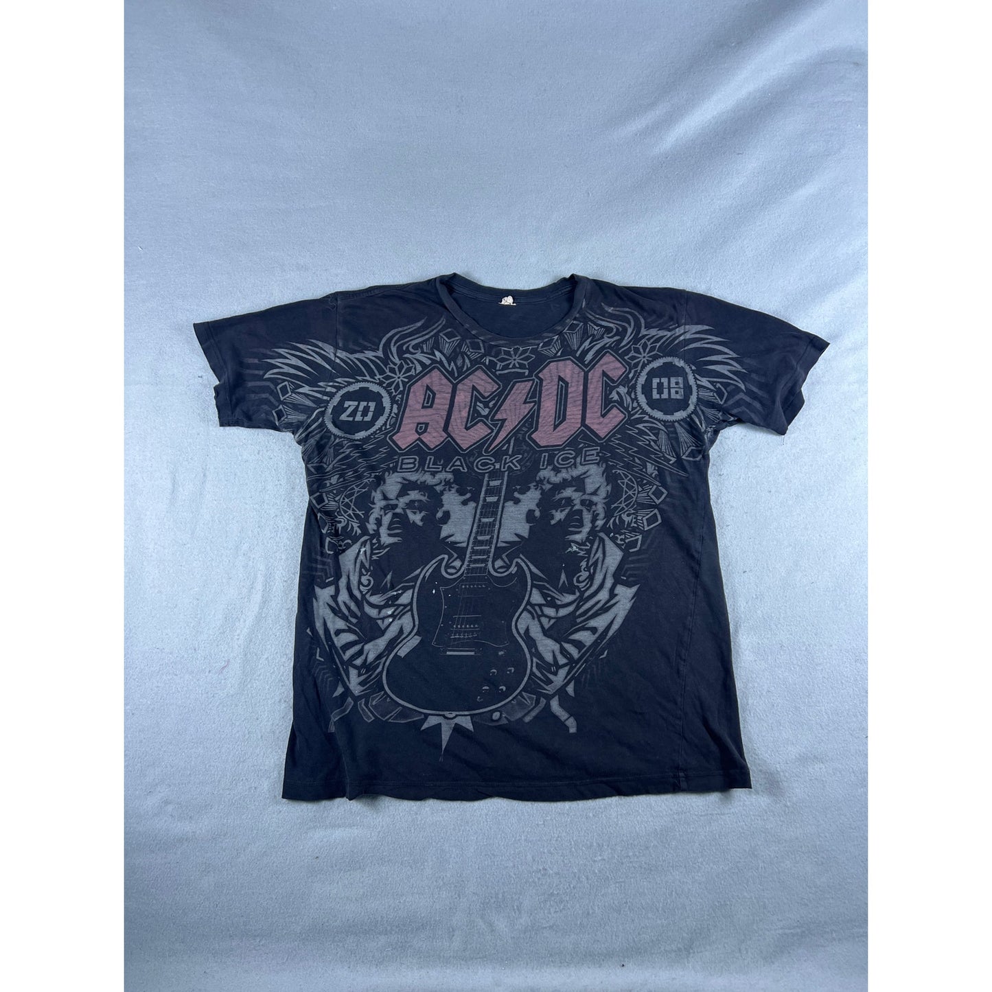 AC/DC Black Ice 2008 World Tour T-Shirt - M