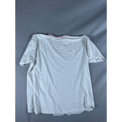 Vintage Peony Rose Floral T-Shirt Womens - XL