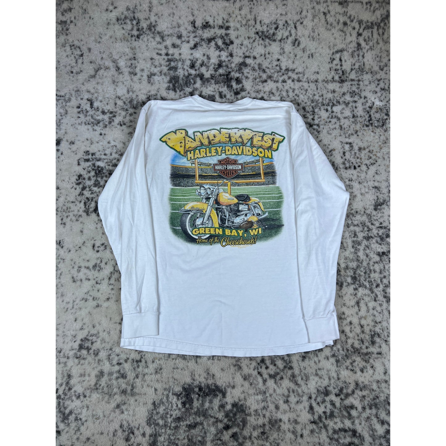 Vintage Harley-Davidson Green Bay Tee - M