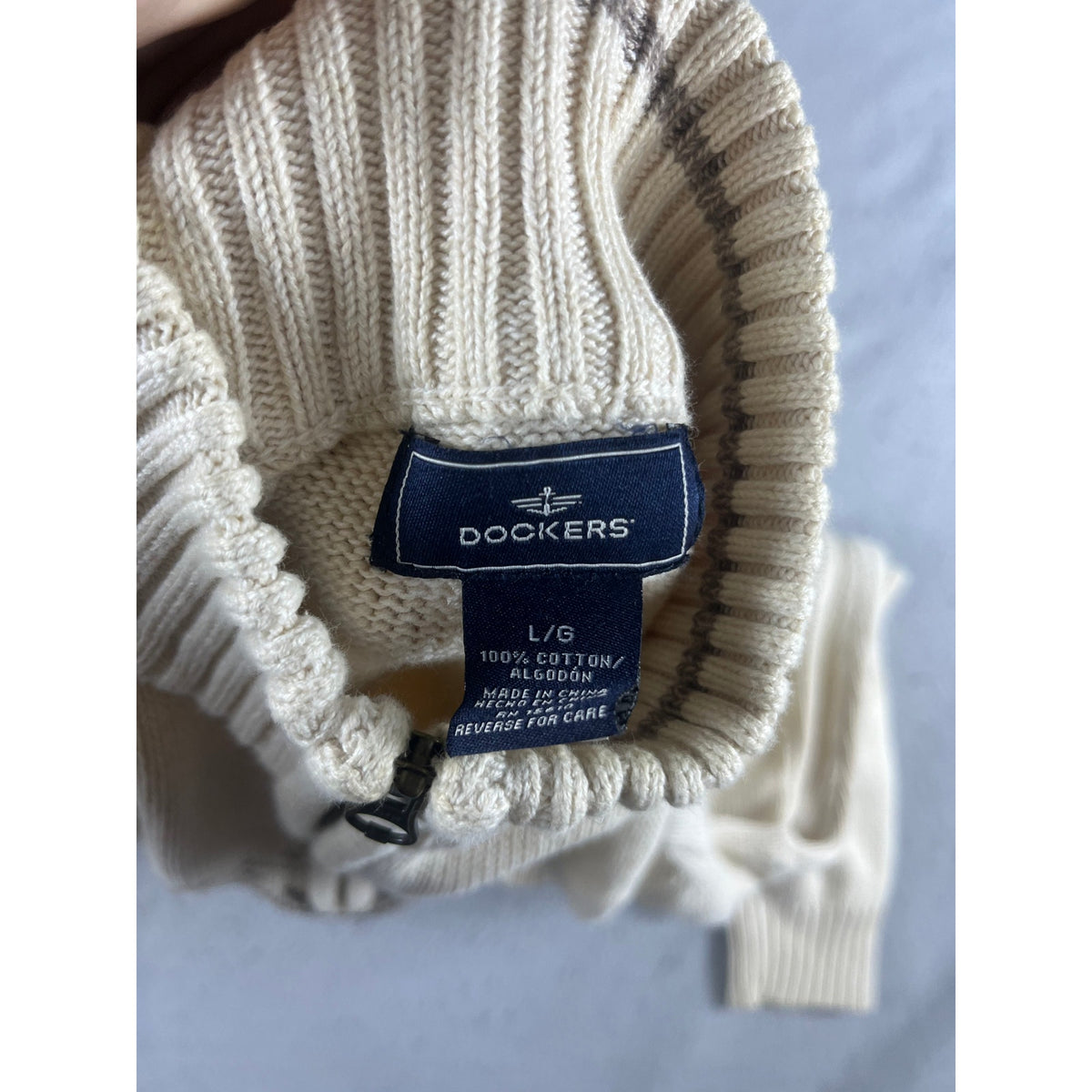 Dockers Fair Isle Nordic Sweater - L