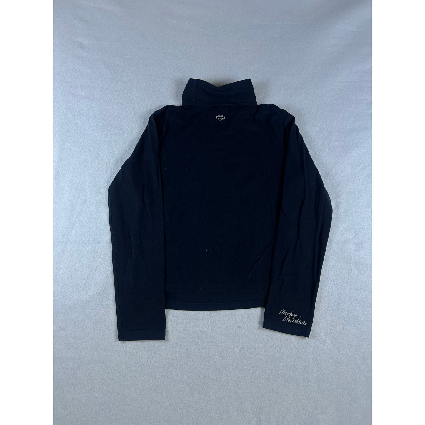 Black Harley Davidson Thermal Mock Neck - L