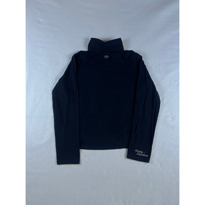 Black Harley Davidson Thermal Mock Neck - L