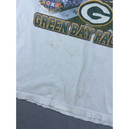 Vintage Super Bowl Champs 96-97 Green Bay Packers T-Shirt - L