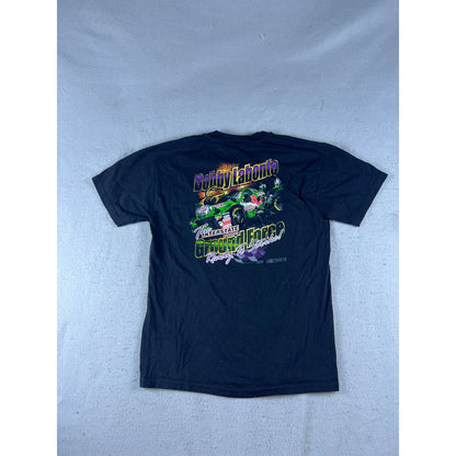 Vintage NASCAR Bobby Labonte Interstate 18 Shirt Youth - L