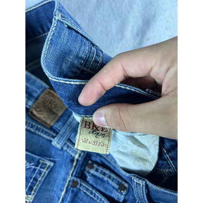 BKE Denim Mya Flare Low Rise Jeans - 28