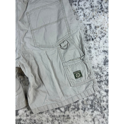 Vintage Faded Glory Tan Cargo Shorts - 34