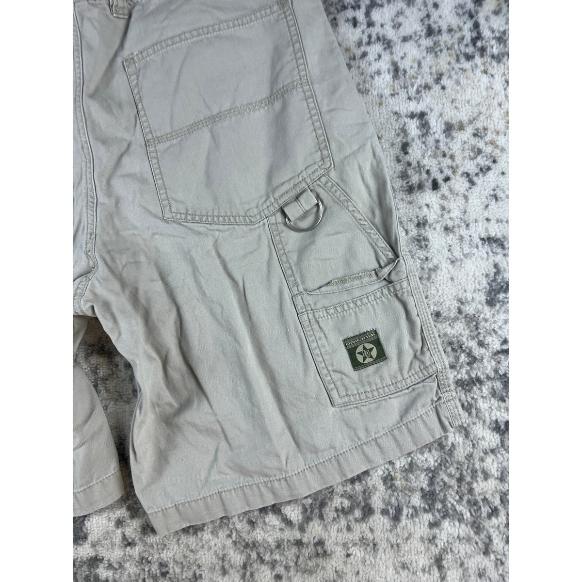 Vintage Faded Glory Tan Cargo Shorts - 34