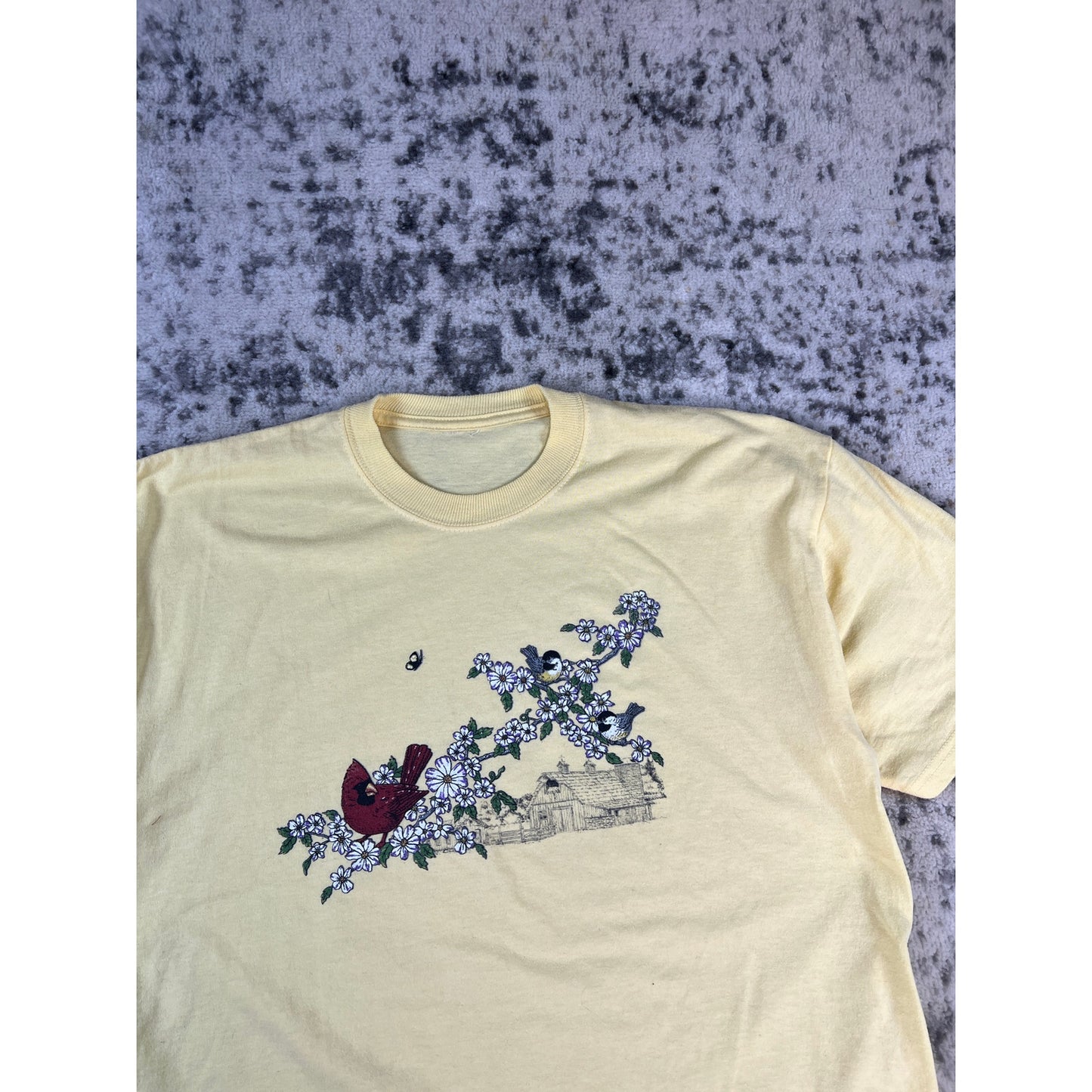 Vintage Cardinal Floral T Shirt Womens - L