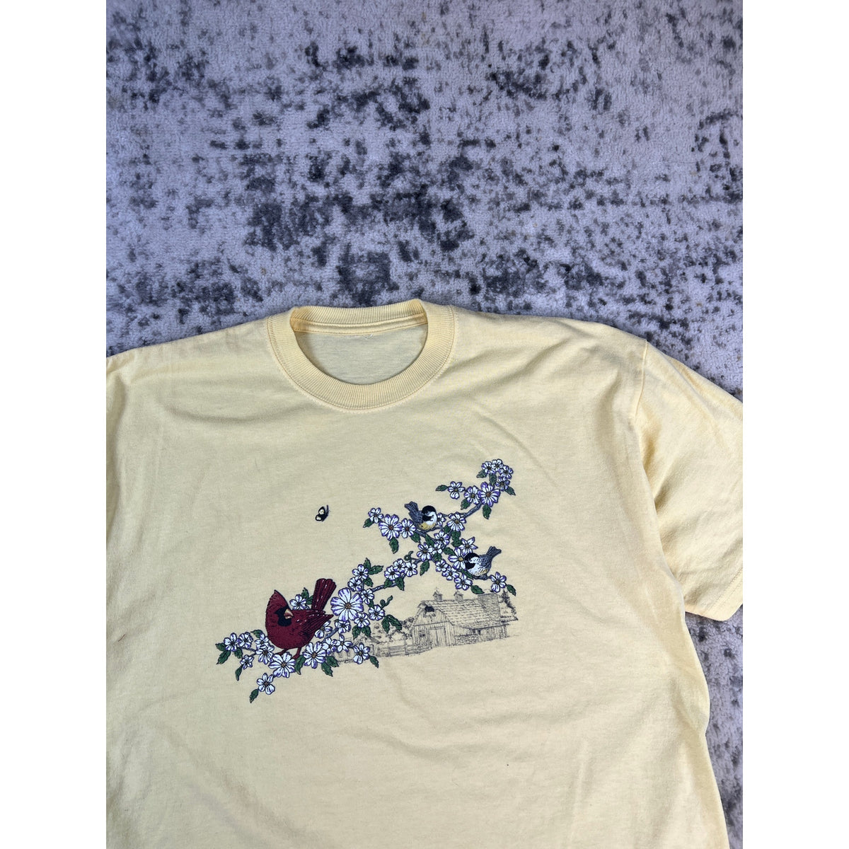 Vintage Cardinal Floral T Shirt Womens - L