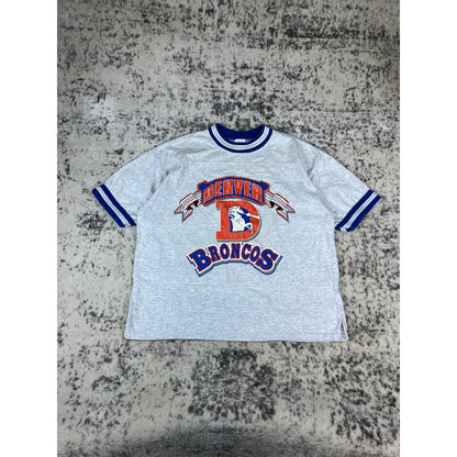 VTG Denver Broncos Graphic T-Shirt - L