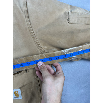 Vintage Carmel Tan Cropped Carhartt Jacket - XL