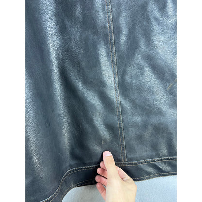 Arizona Faux Leather Biker Jacket - XL