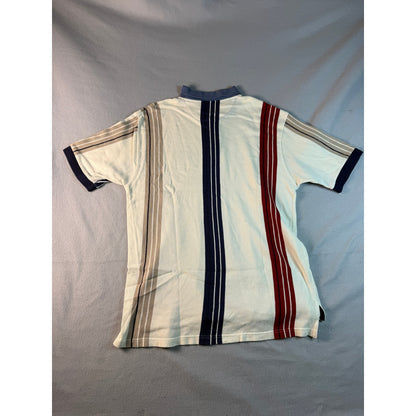 Vintage Chaps Ralph Lauren Striped Polo Shirt - XL