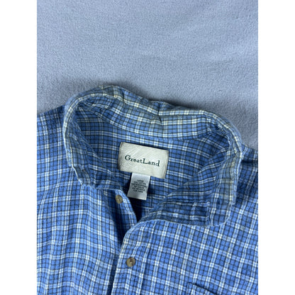 GreatLand Flannel Plaid Shirt - L