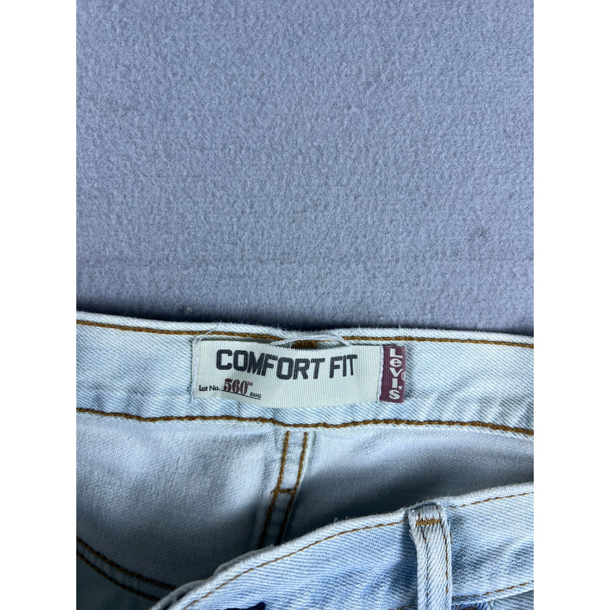 Levi's 560 Comfort Fit Tie Dye Distressed Jeans - 38x32