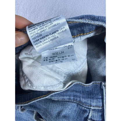Signature by Levi Strauss Distressed Jeans - 32x34