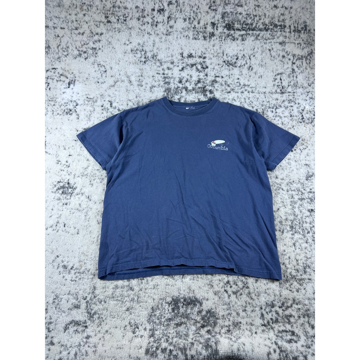 Vintage Columbia Old Fishermen Never Die T-Shirt - XL