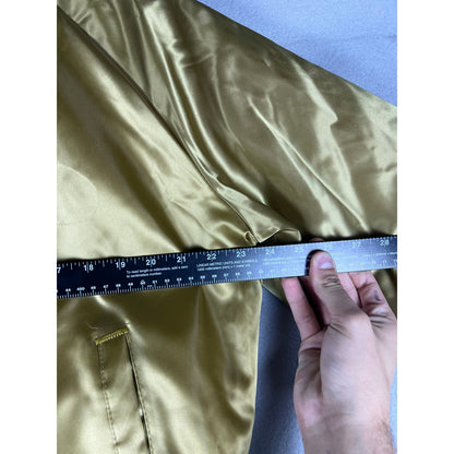 Vintage Chalk Line Satin Bomber Jacket - XL