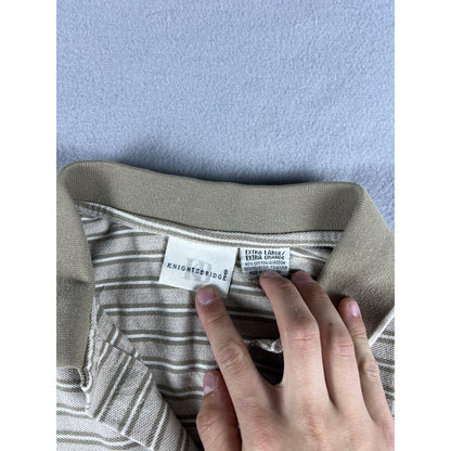 Knightsbridge Striped Polo Shirt - XL