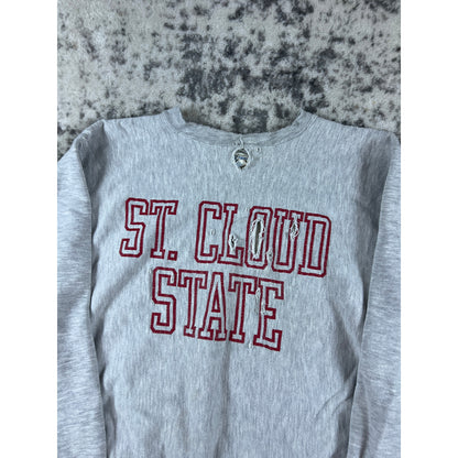 Vintage 80s Champion Spellout Sweatshirt - M