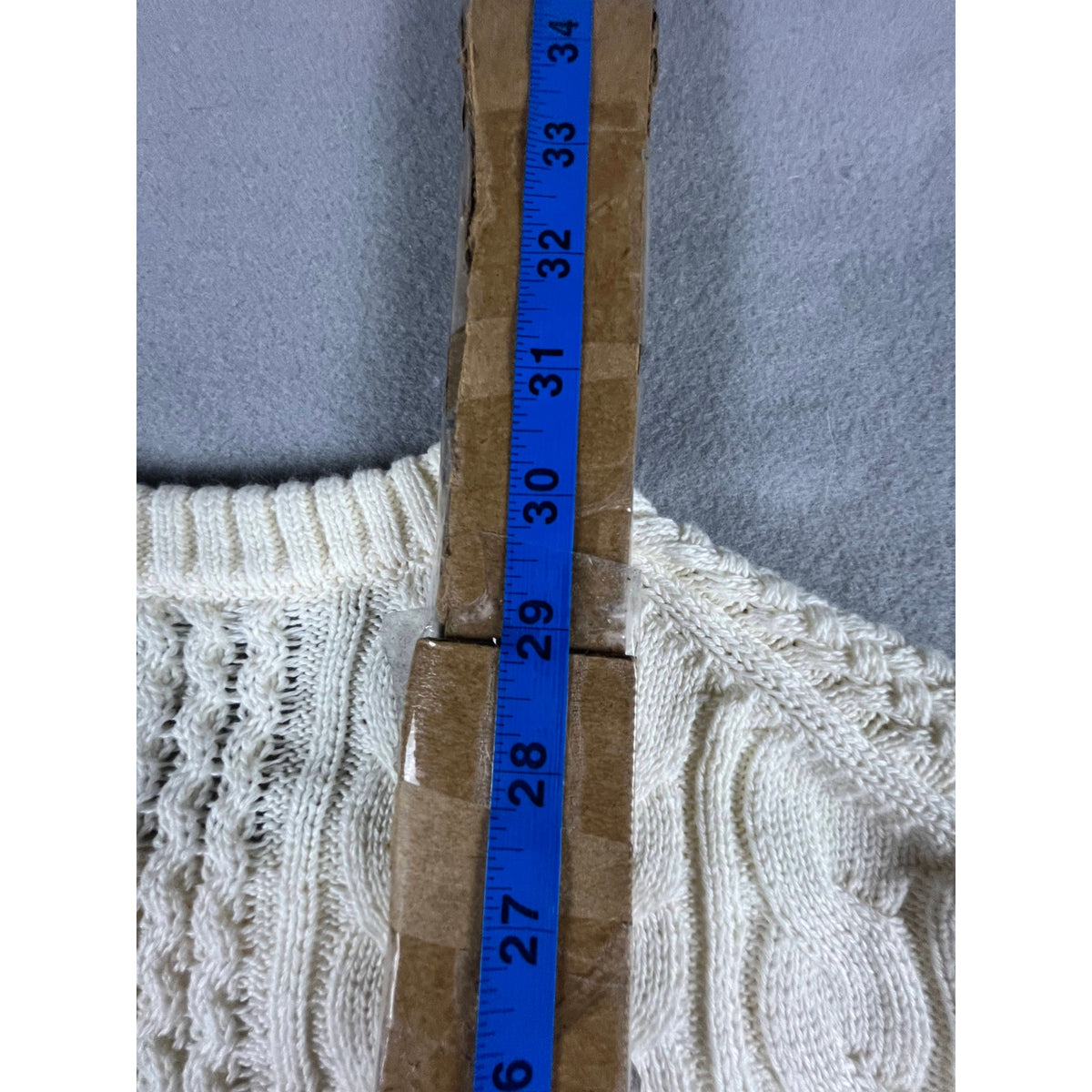 Sonoma Cable Knit Fisherman Sweater - XL