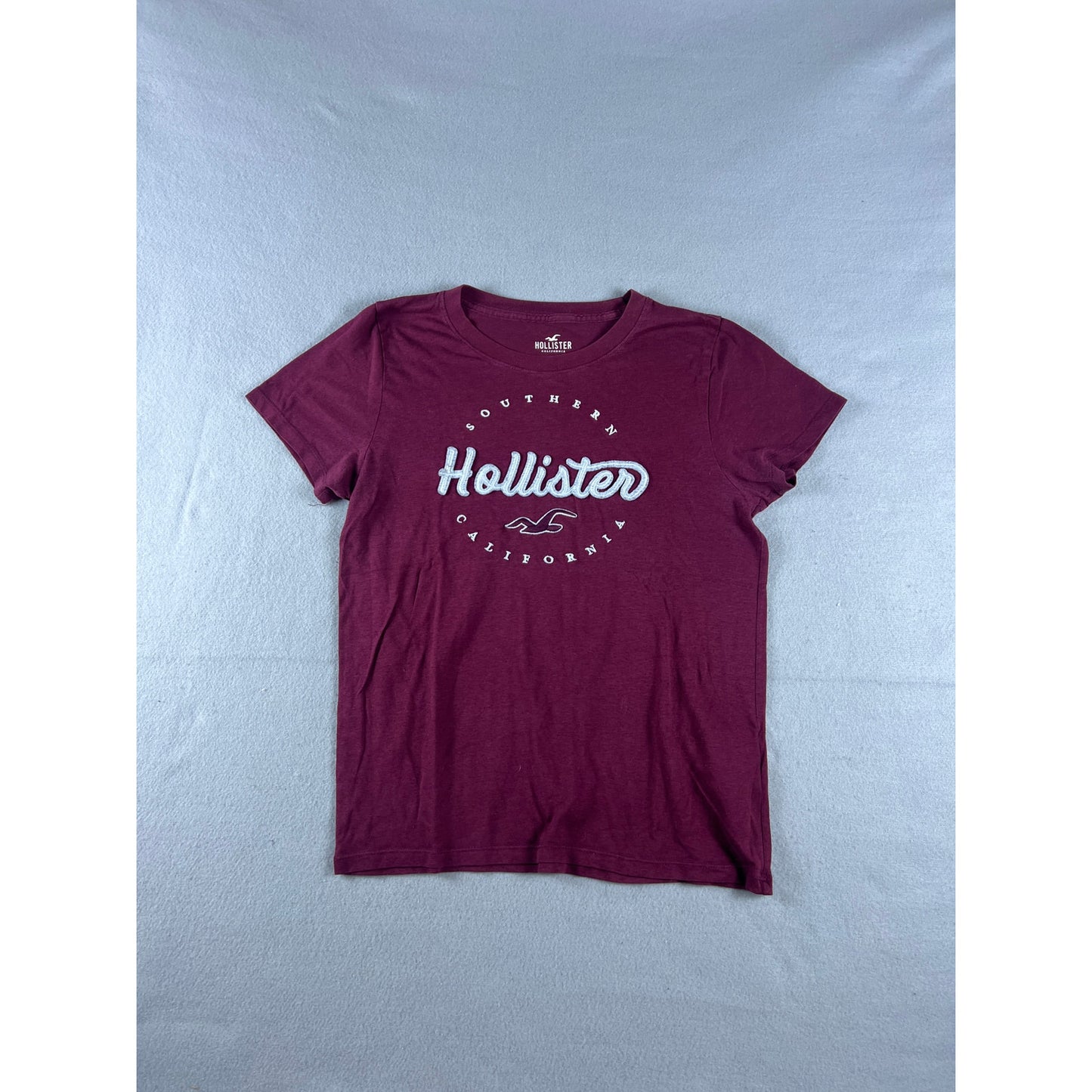 Hollister Spellout Logo T-Shirt - S