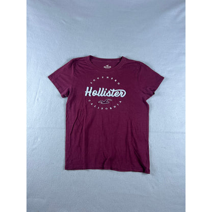 Hollister Spellout Logo T-Shirt - S