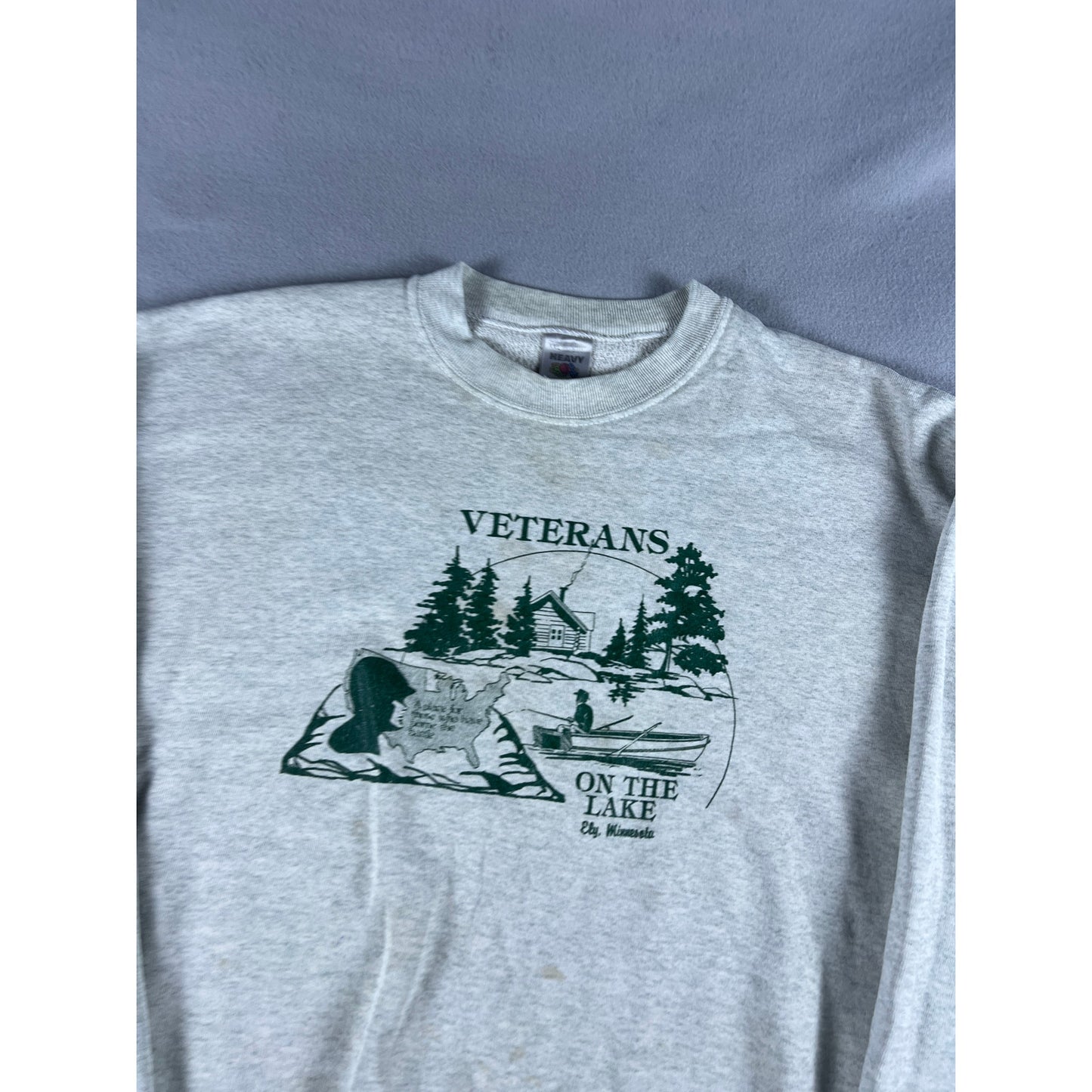 Vintage Veterans On The Lake Sweatshirt - 2XL