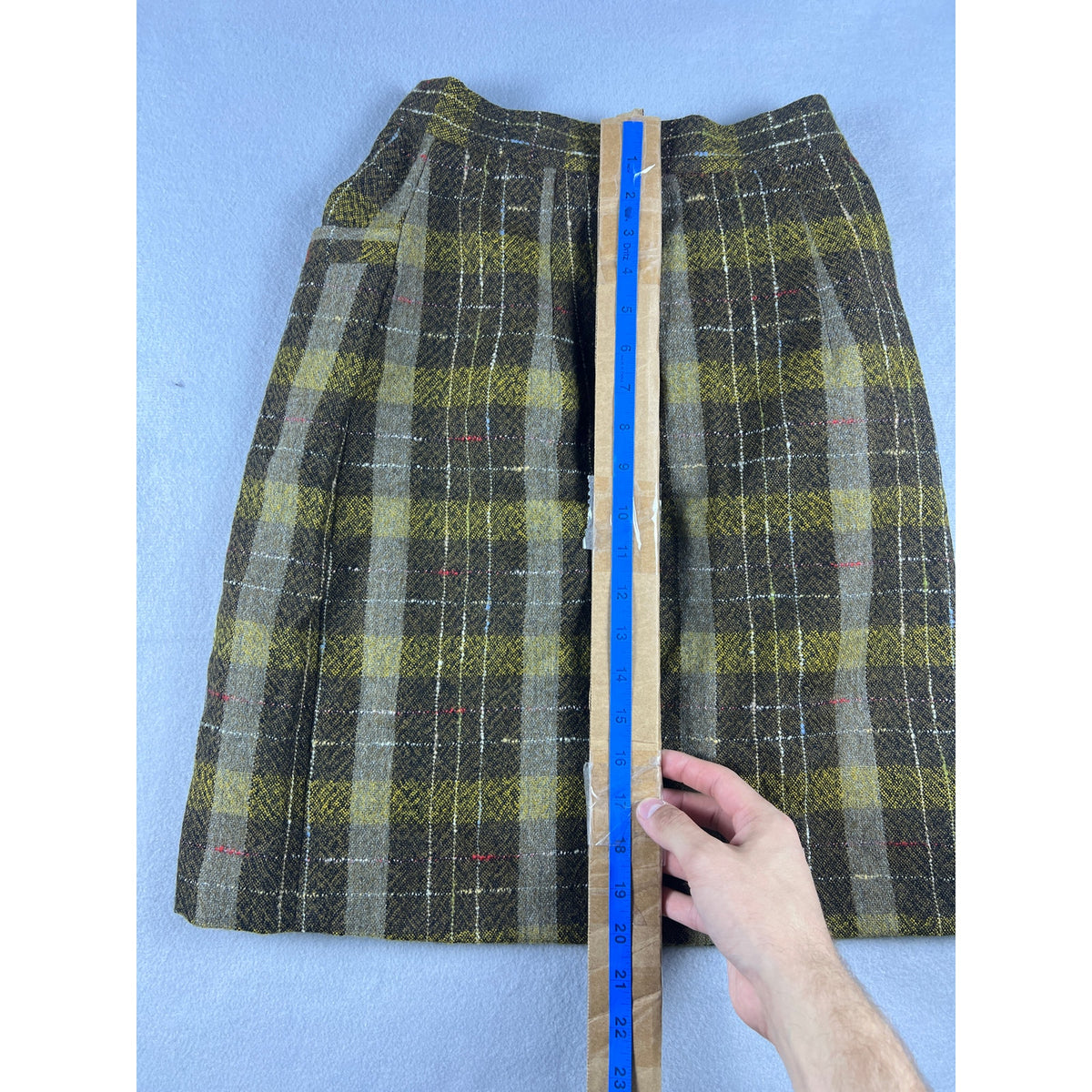Vintage Jo Collins Wool Pencil Skirt - 24