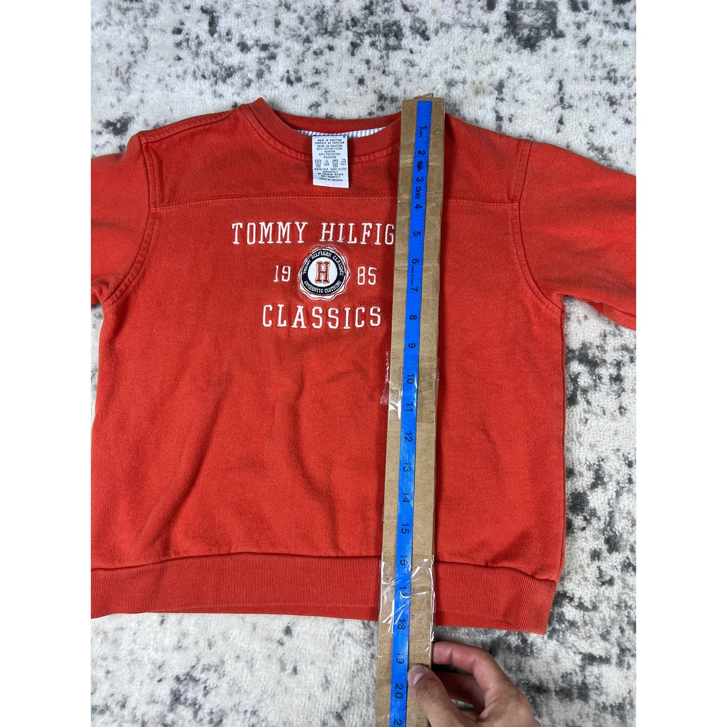 Vintage Tommy Hilfiger Spellout Crewneck - 6T