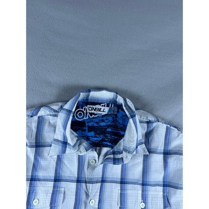 O'Neill Plaid Skate Y2K Shirt - XL